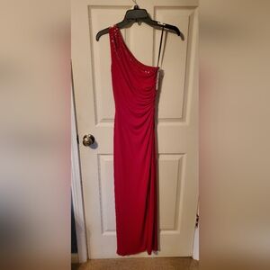 Red formal dress Laundry by Shelli Segal